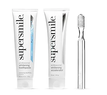 Supersmile Toothpaste , Accelerator & Brush 3-Pc Kit