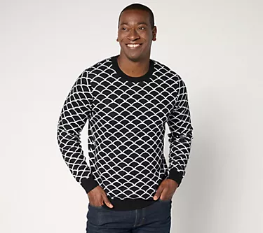 Studio Park x Alberti Popaj Men's Festive Pullover Sweater