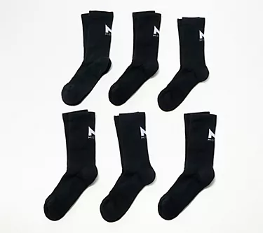 Mission Set of 6 Dry & Cool Pinnacle Crew Socks 1 125485-mission-set-of-6-dry-cool-pinnacle-crew-socks-1.webp