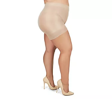 MeMoi Plus Curvy Control Top All Day Sheer Pantyhose