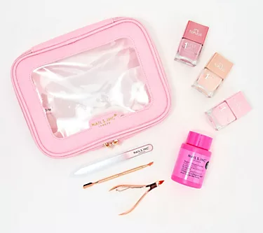 Nails.INC "It's Topless" 7-Piece Manicure Set with Bag