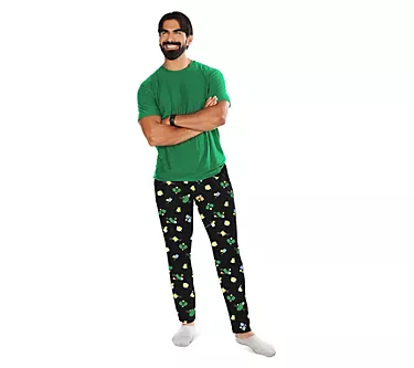 Memoi Men's PJs in a Pouch Pickleball Pajama Set