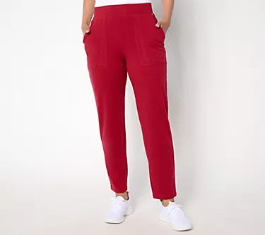 Sport Savvy Regular Ankle Length French Terry Pull-On Pant