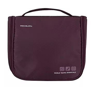 Travelon World Travel Essentials Hanging Toiletry Case