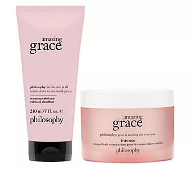 philosophy fragrance exfoliate & moisturize duo