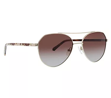 Vera Bradley Chena Polarized Aviator Sunglasses
