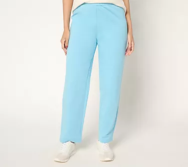 Susan Graver Weekend Stretch Marina Knit Petite Ankle Pants