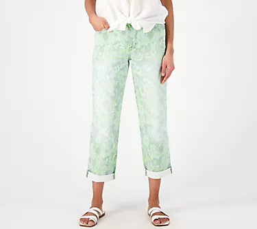 LOGO by Lori Goldstein Petite Printed Floral Boyfriend Jeans 1 133647-logo-by-lori-goldstein-petite-printed-floral-boyfriend-jeans-1.webp