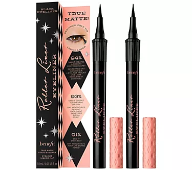Benefit Cosmetics Roller Liner Matte Liquid Eyeiner Duo