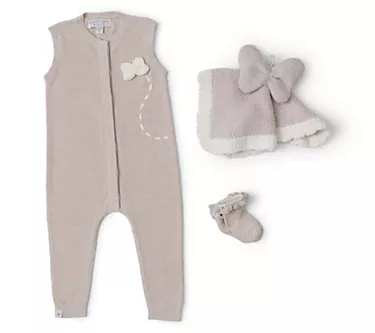 Barefoot Dreams CozyChic Ultra Lite Baby Butterfly Onesie Set