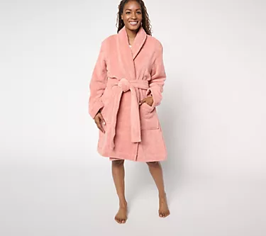 Home Reflections 100% Cotton Plush Bath Robe