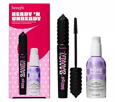 Benefit Cosmetics Ready 'n Unready Mascara & Cleansing Oil Duo