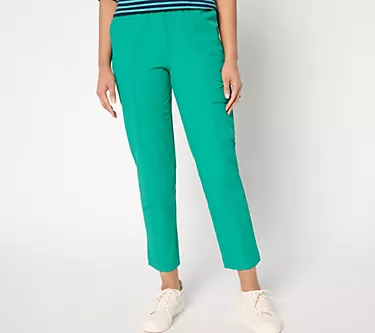 Isaac Mizrahi Live! Petite Clubhouse Saturday Stretch Pants