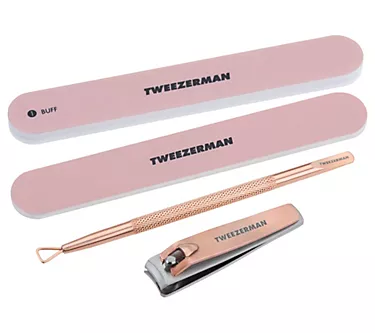 Tweezerman Rose Goldtone Manicure Kit