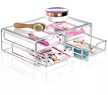 Sorbus Makeup Storage Case Display, 4 Drawers 1 13862-sorbus-makeup-storage-case-display-4-drawers-1.webp