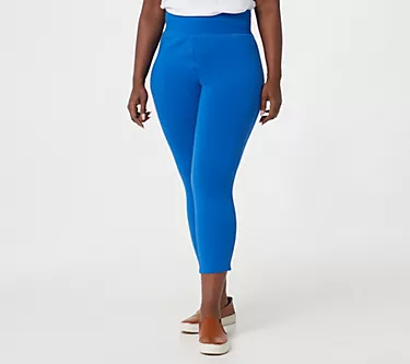 LOGO Layers by Lori Goldstein Tall Cropped Leggings