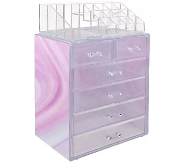 Sorbus Makeup and Jewelry  Case - 4 Large, 2 Sm all Drawers