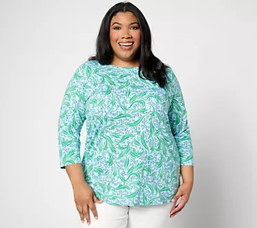Susan Graver Weekend Printed Comfy Cotton Bateau Neck Top 1 139781-susan-graver-weekend-printed-comfy-cotton-bateau-neck-top-1.webp