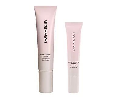 Laura Mercier Pure Canvas Illuminating Primer Home and Away 2-pc Kit