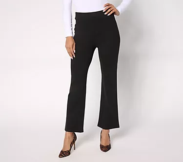 nicole by Nicole Miller Petite Sculpted Pull-On Ponte Pant