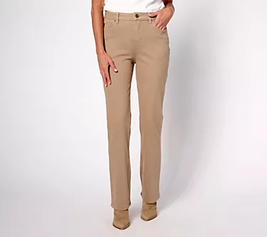 Belle by Kim Gravel Flexibelle 5-Pkt Boot Cut Jeans Petite