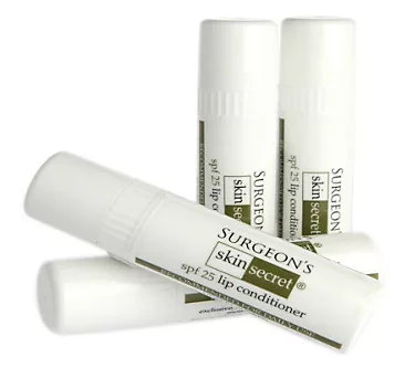Surgeon's Skin Secret 4 pack Lip Conditionerw/ SPF 25