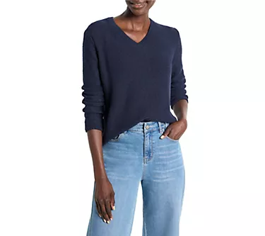 NIC+ZOE Crimpy Cord Sweater