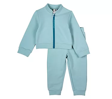 MiniMoi Kids Boys Cotton Rich Full Zip Jacket and Pants Set