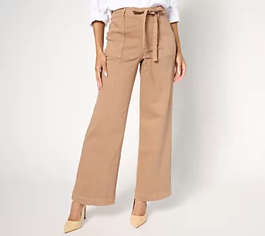 Isaac Mizrahi Live! Petite True Denim Color Trouser Jeans