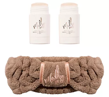 Mally Stressless Make-Up Remover Stick Duo with Headband