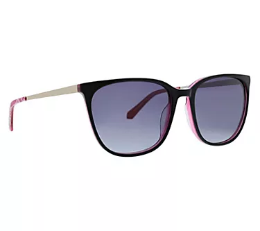 Vera Bradley Loup Round Polarized Sunglasses