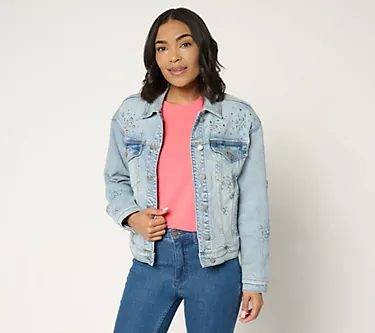 Driftwood Jeans Relaxed Novelty Denim Jacket - Eastwood