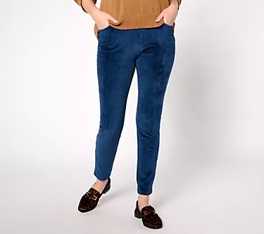 Belle by Kim Gravel Regular Knit Corduroy Jeggings