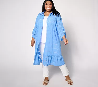 Susan Graver Soleil Regular Burnout Floral Button-Front Cover-Up 1 167391-susan-graver-soleil-regular-burnout-floral-button-front-cover-up-1.webp
