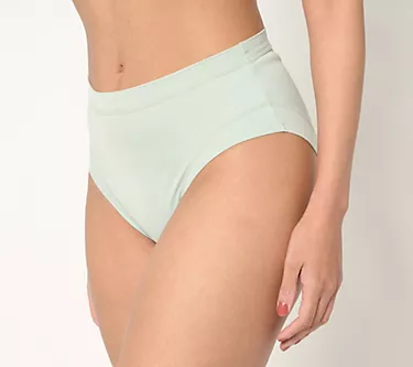 AnyBody Intimates Lycra High Rise Seamless Panty Set of 2