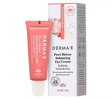 DERMA E Pure Biome Balancing Eye Cream 0.5 oz