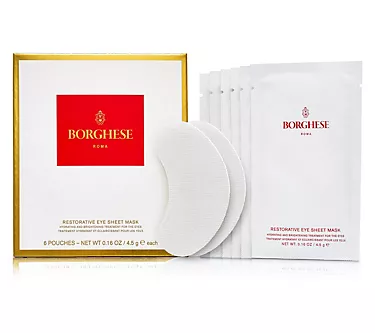 Borghese Restorative Eye Sheet Masks, 6 Pairs 1 17014-borghese-restorative-eye-sheet-masks-6-pairs-1.webp