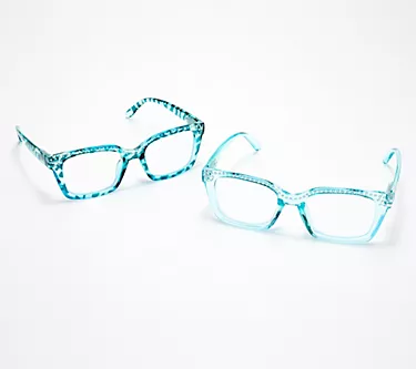 Diamonique x Kathy Levine Set of 2 Readers 0-2.5, Blue