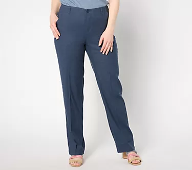 NYDJ Marilyn Linen Trouser - Oxford Navy 1 170550-nydj-marilyn-linen-trouser-oxford-navy-1.webp