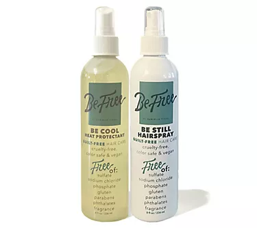 Be Free by Danielle Fishel Heat Protectant & Hairspray Duo