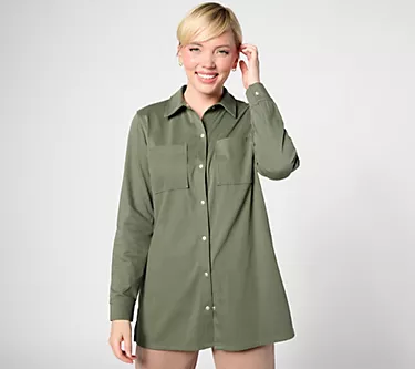 Denim & Co. Regular Comfy Knit Air Relaxed Snap Front Tunic 1 176069-denim-co-regular-comfy-knit-air-relaxed-snap-front-tunic-1.webp