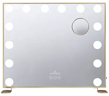 Impressions Hollywood Tri-Tone Plus Makeup Mirror
