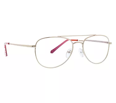 Vera Bradley Edisto Blue Light Metal Aviator Readers