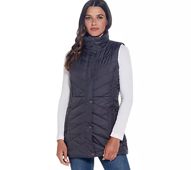Weatherproof Multi Quilted Longline Vest
