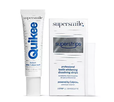 Supersmile Teeth Whitening Superstrips & Quikee 2 pc Set