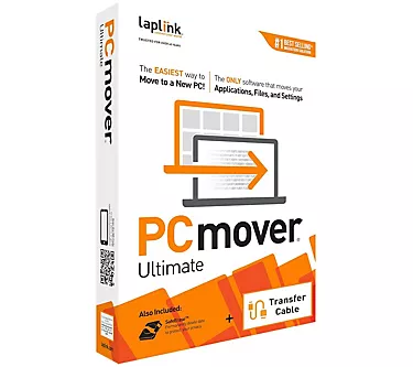 Laplink PCmover Ultimate Transfer Software and USB 3.0 Cable