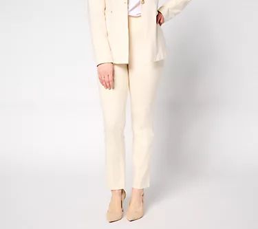 Women with Control Petite Ankle 86/14 Baby Bell Pants