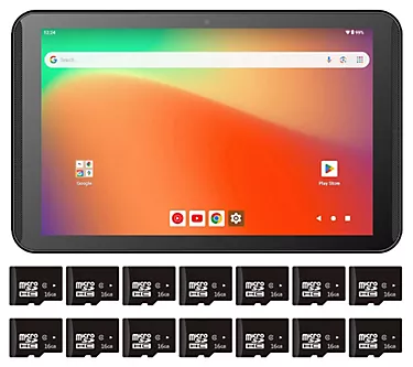 Visual Land 10" 32GB Tablet with 14x 16GB Cards256GB Total