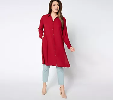 Susan Graver Every Day Regular Woven Georgette A-line Duster 1 181635-susan-graver-every-day-regular-woven-georgette-a-line-duster-1.webp