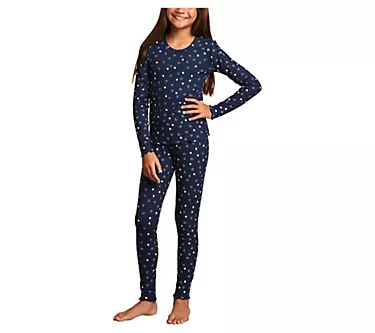 Barefoot Dreams Ultra Soft Ribbed Heart Print Youth Set